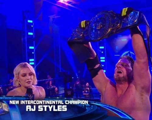 AJ Styles Wins Intercontinental Champion