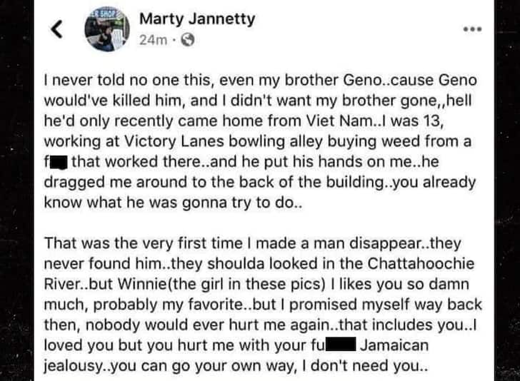 Marty Jannetty's Social Media Post