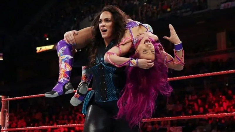 Nia and Sasha Banks