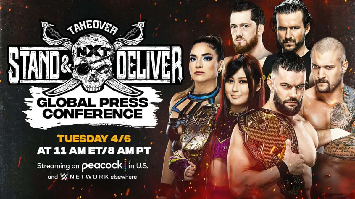 NXT TakeOver Stand and Deliver Global Press Conference
