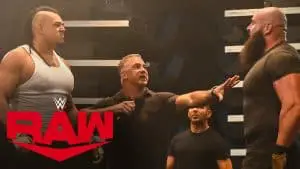 Shane McMahon, Braun Strowman and Dabba-Kato at RAW Underground