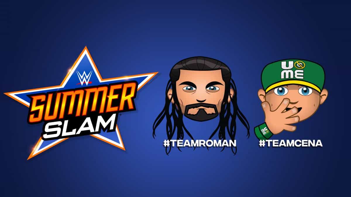 Twitter WWE Emojis for SummerSlam