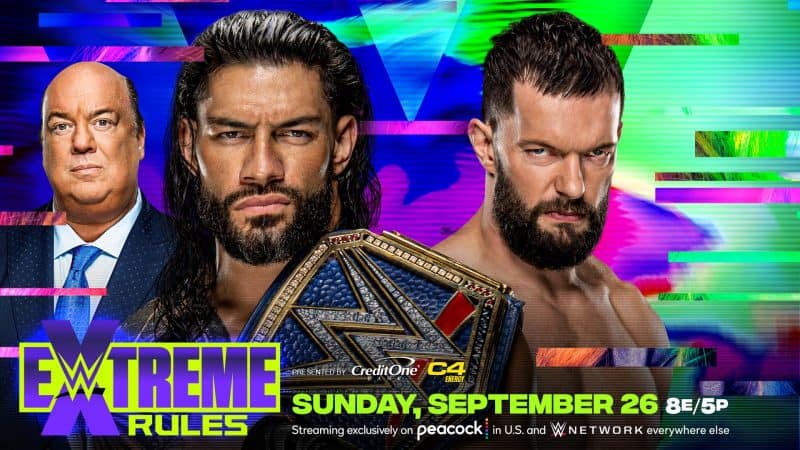 Roman Reigns vs Finn Bálor at Extreme Rules on September 26.