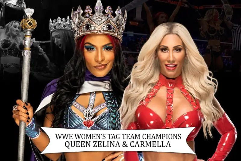 Queen Zelina & Carmella are the new Women's Tag Team Champions