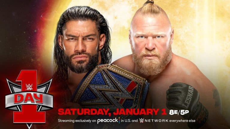 WWE DAY 1 PAY-PER-VIEW: MATCH CARD