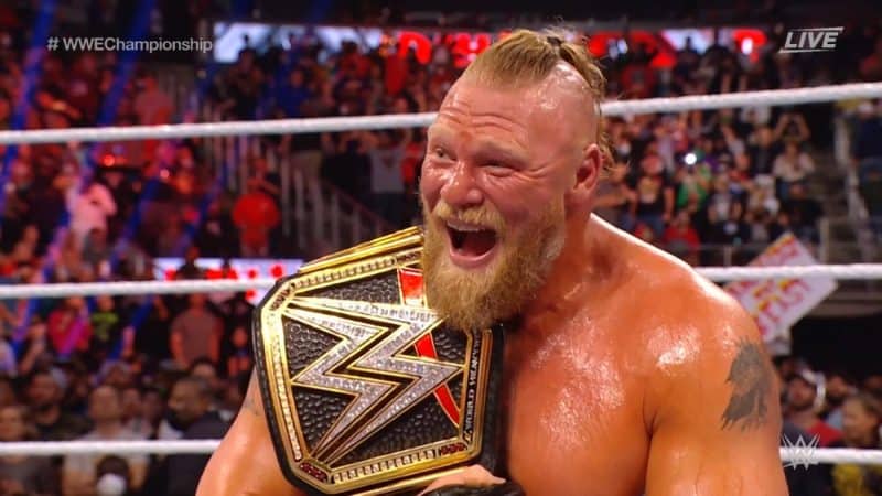 Brock Lesnar wins WWE Championship