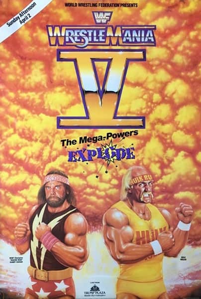 WrestleMania V Poster