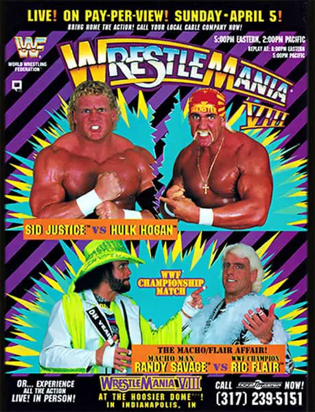 WrestleMania VIII Poster