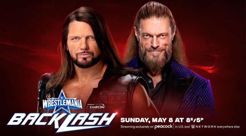 AJ STYLES VS EDGE at WrestleMania Backlash