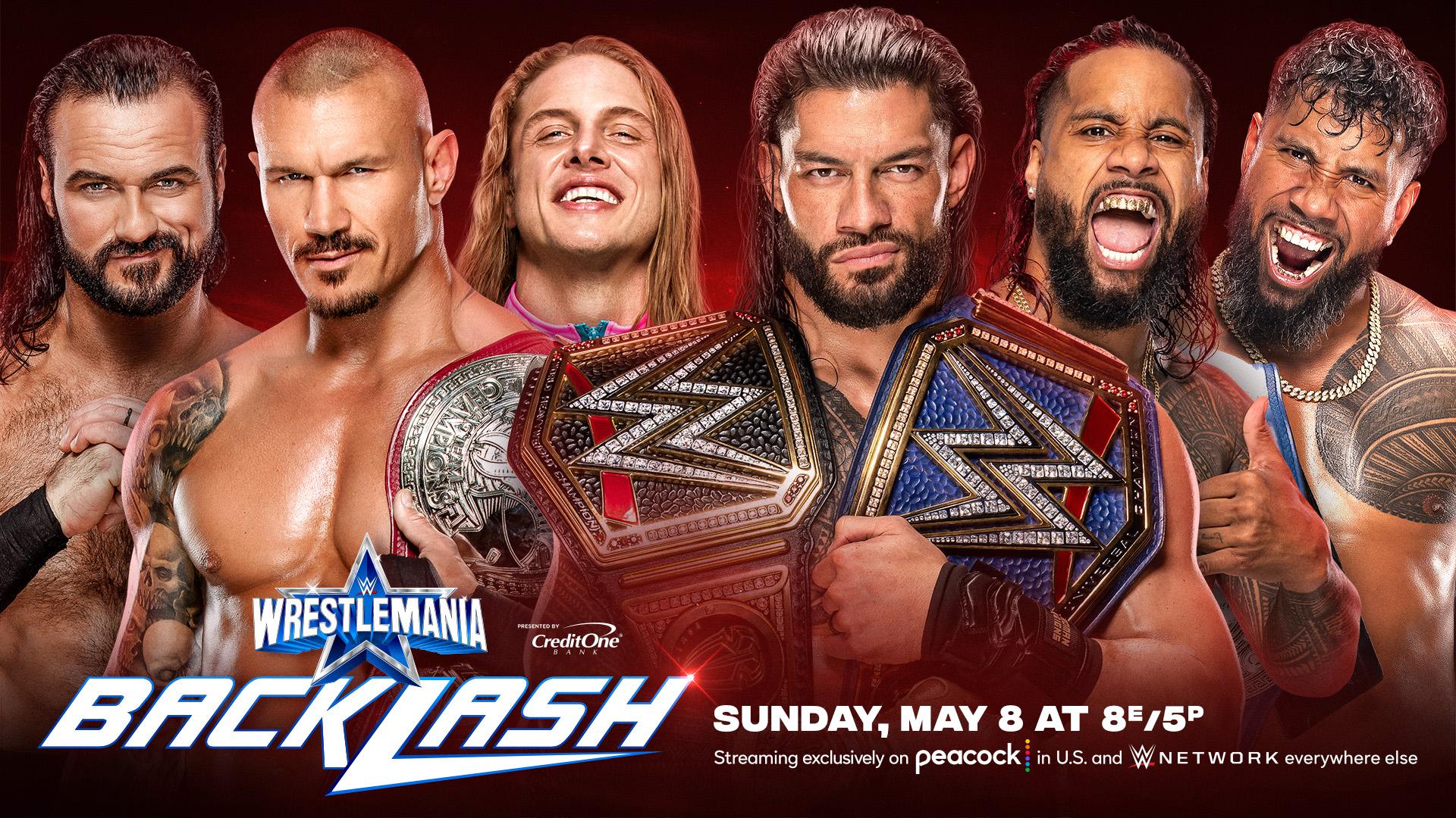 Drew McIntyre & RK-Bro will face The Usos and Roman Reigns at Backlash