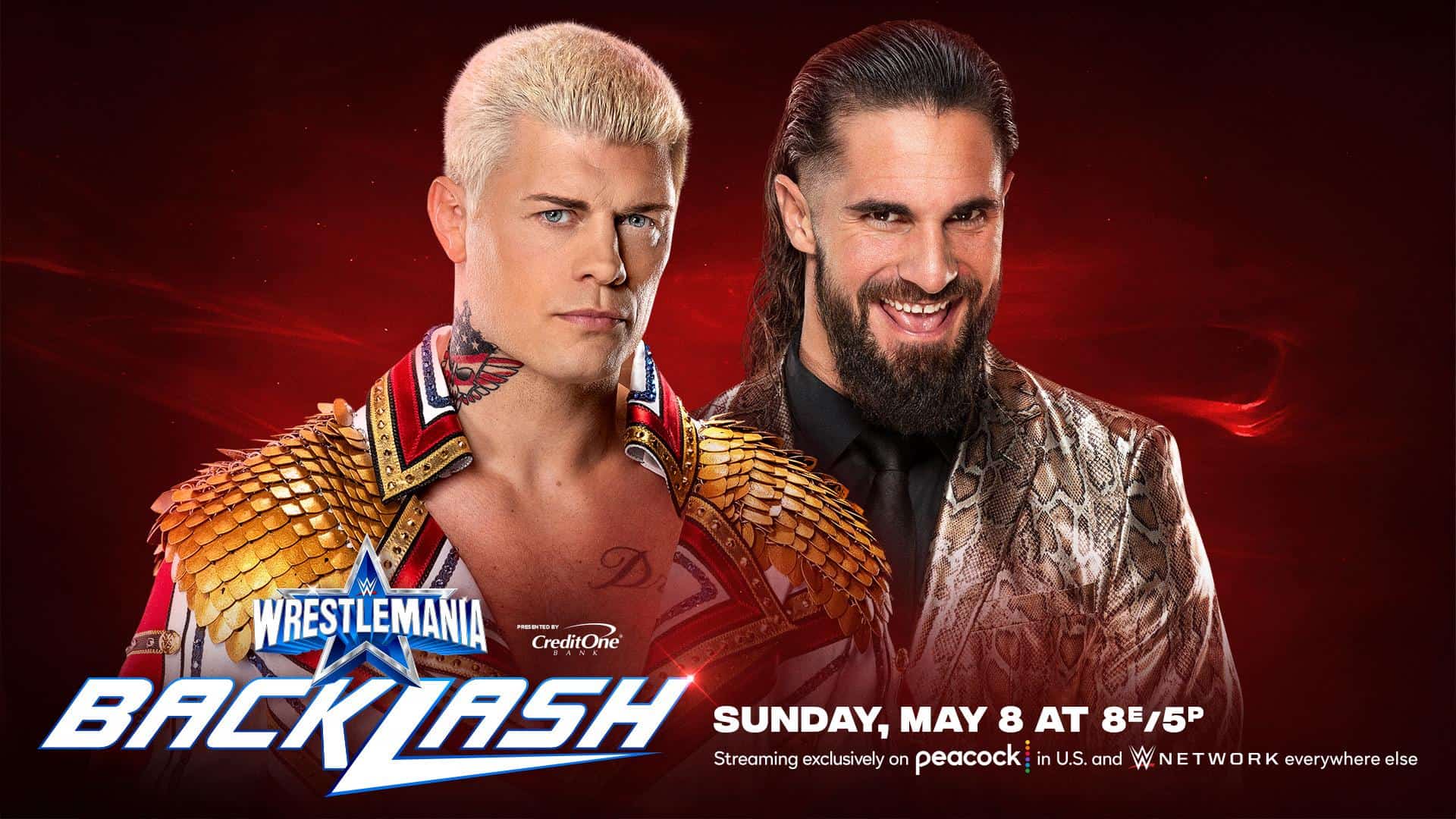 CODY RHODES WILL FACE SETH ROLLINS AT WRESTLEMANIA BACKLASH ON MAY 8 2022