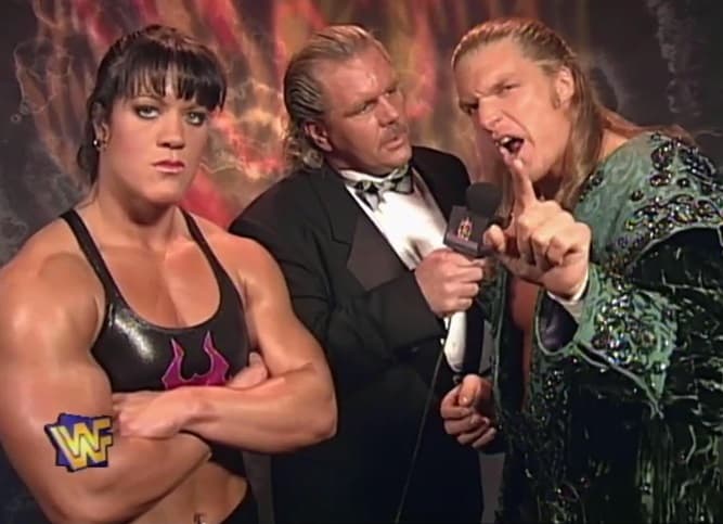 WrestleMania 13: Chyna and Triple H