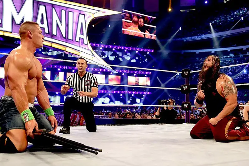 Wrestlemania 30 John Cena vs Bray Wyatt