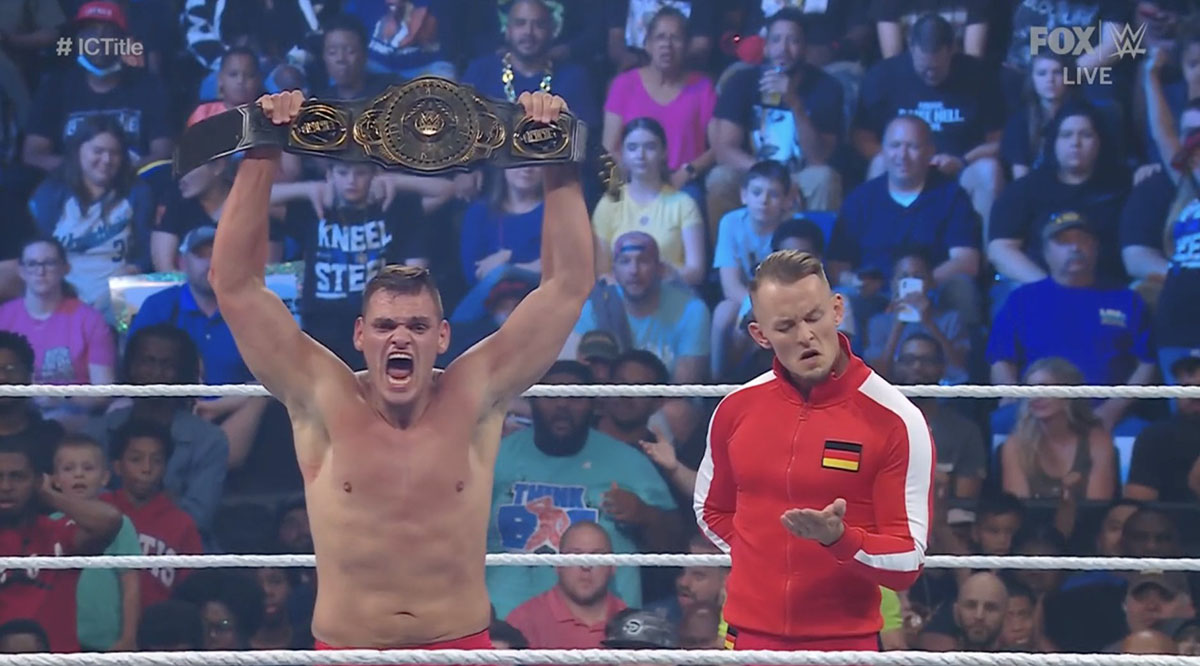 Gunther won the WWE Intercontinental Championship