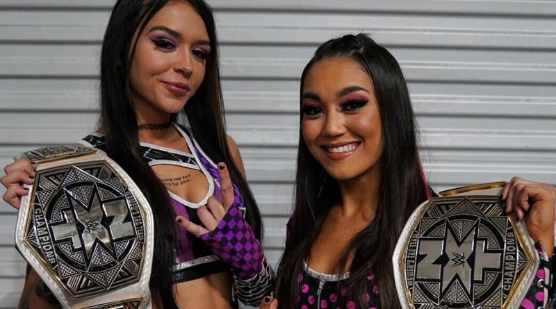 Cora Jade & Roxanne won the NXT Women's Tag Team Titles at NXT's Great American Bash
