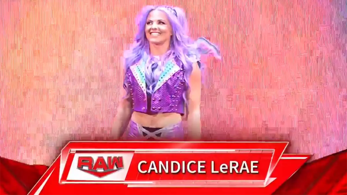 Candice LeRae has returned to WWE