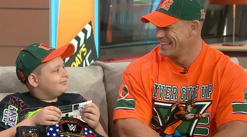 John Cena has set a record with the most wishes granted with the Make-A-Wish foundation