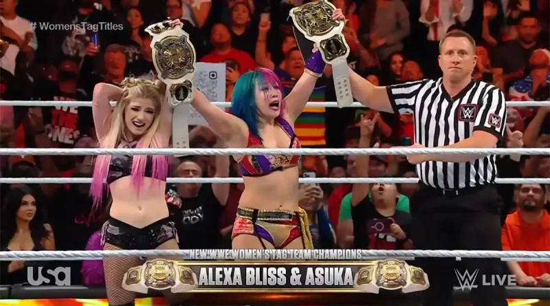 Asuka and Alexa Bliss are the new women's tag team champions