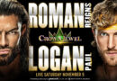Roman Reigns vs Logan Paul at Crown Jewel on November 5, 2022