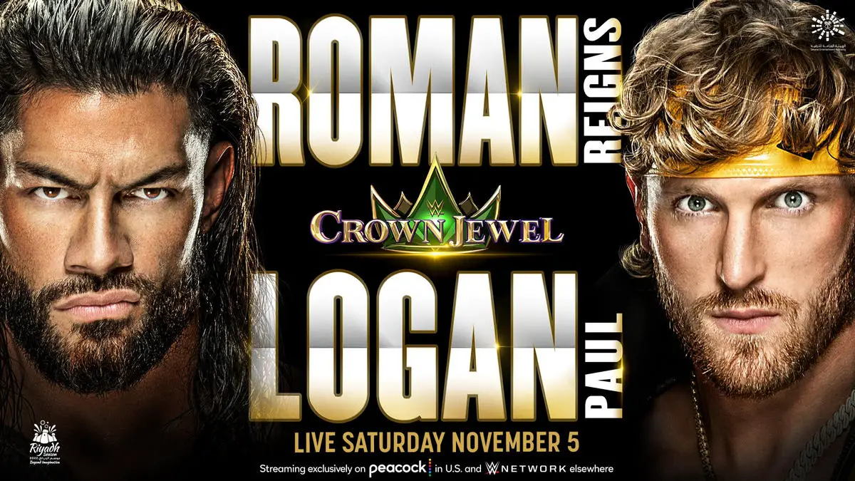 Roman Reigns vs Logan Paul at Crown Jewel