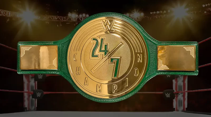 WWE's 24/7 Championship title has been retired