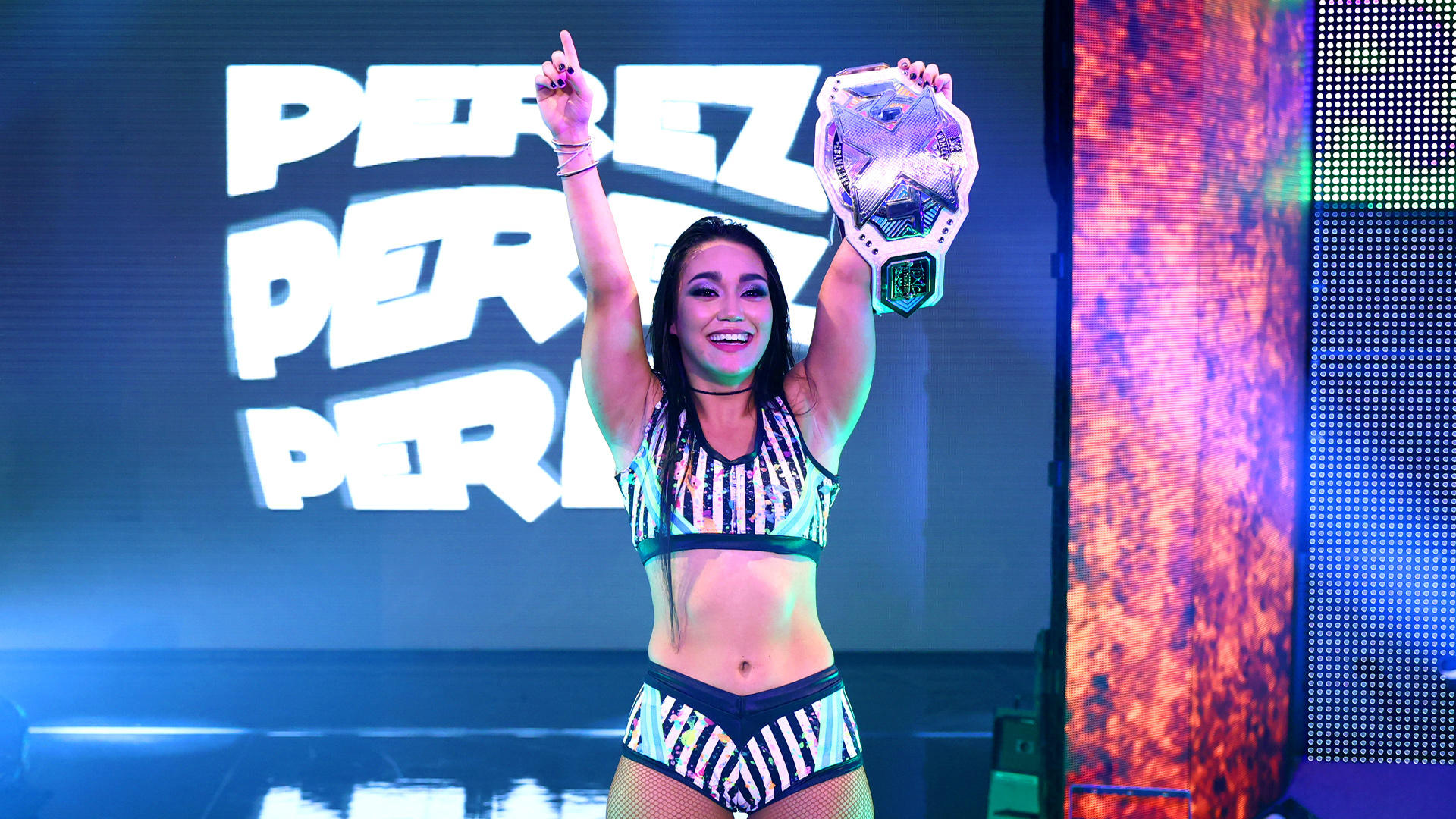 Roxanne Perez defeated Mandy Rose to win the Women's NXT Championship title