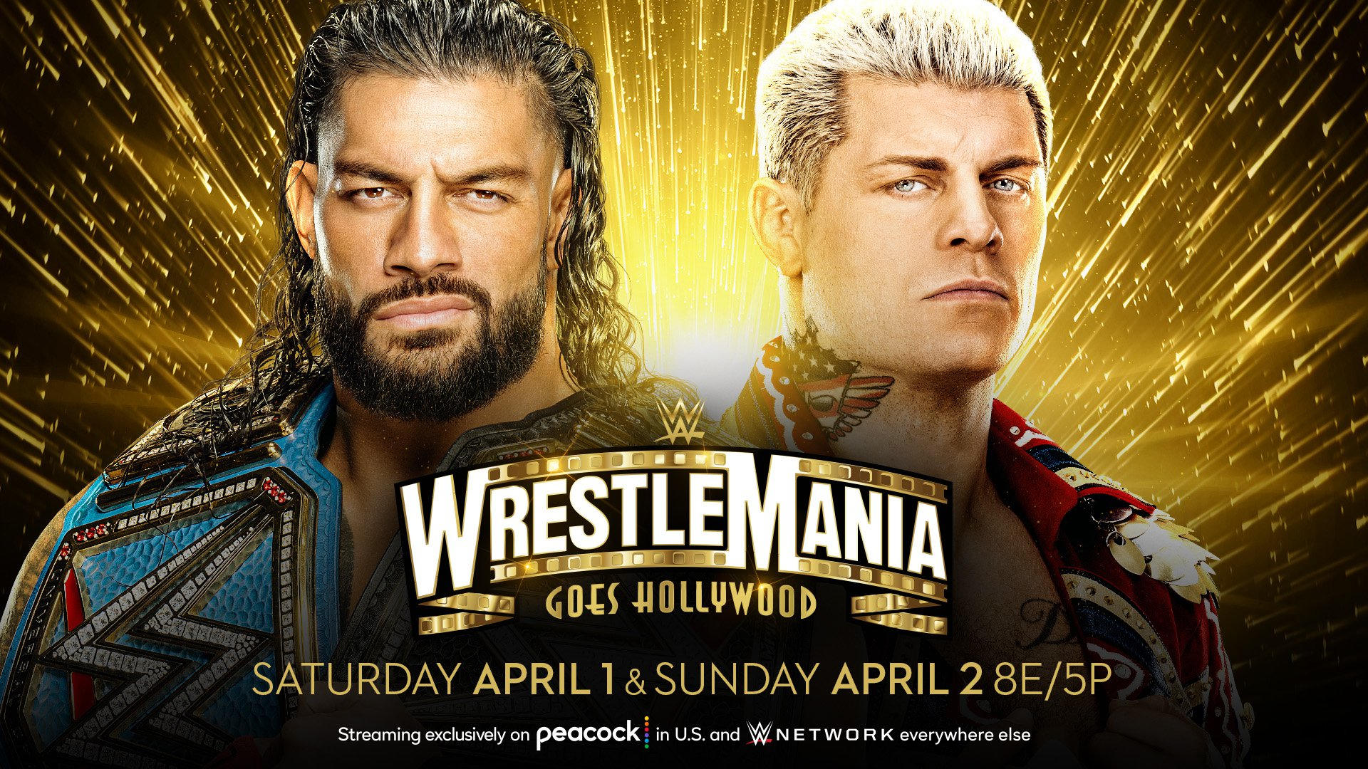 Roman Reigns vs Cody Rhodes at WrestleMania 39 