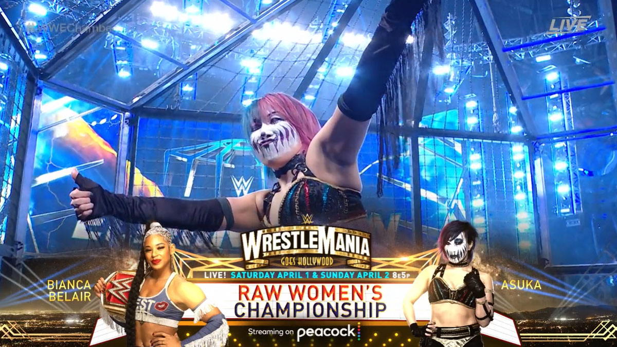Asuka won the Women's Elimination Chamber match at tonight's pay-per-view event