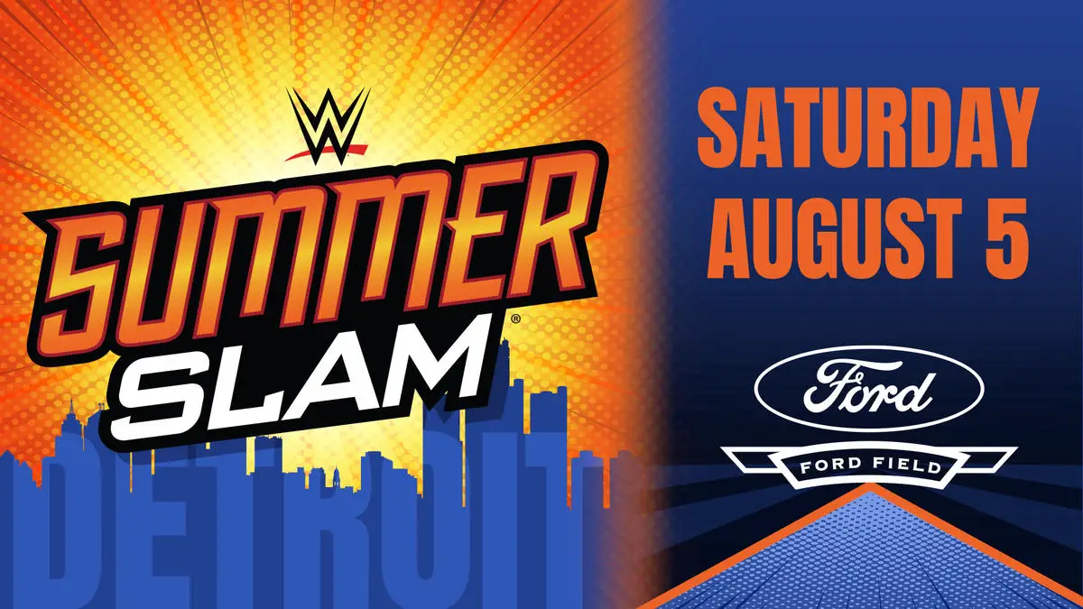 WWE SummerSlam 2023 will take place on Saturday August 5th at Ford Field in Detroit Michigan.
