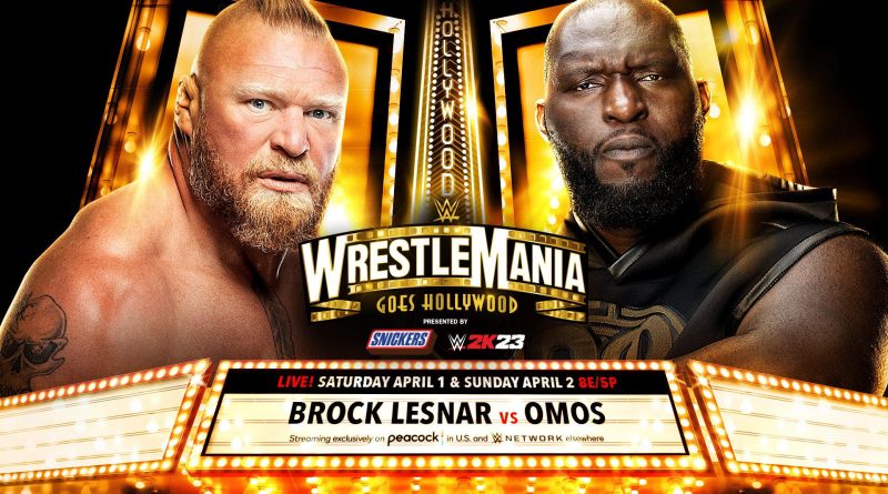 Brock Lesnar vs Omos at Wrestlemania 39