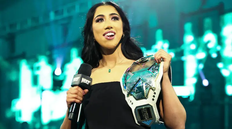 Indi Hartwell has vacated the WWE NXT Women's Championship