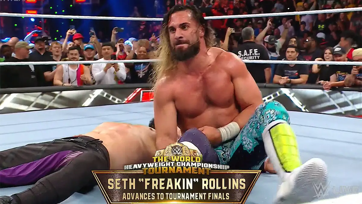 Seth Rollins advances to the World Heavyweight Championship Tournament finals