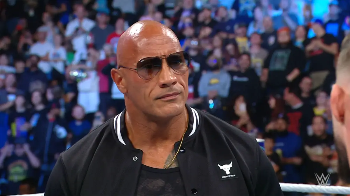 Dwayne The Rock Johnson returned to SmackDown last night