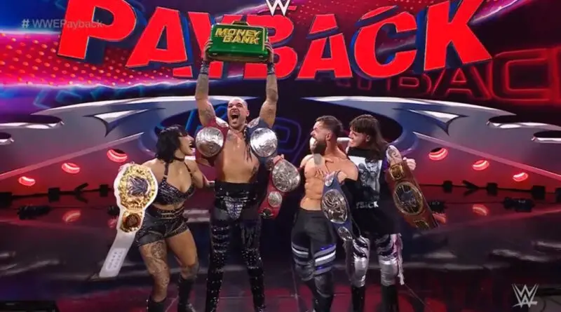 The Judgment Day won the WWE Tag Team Championships