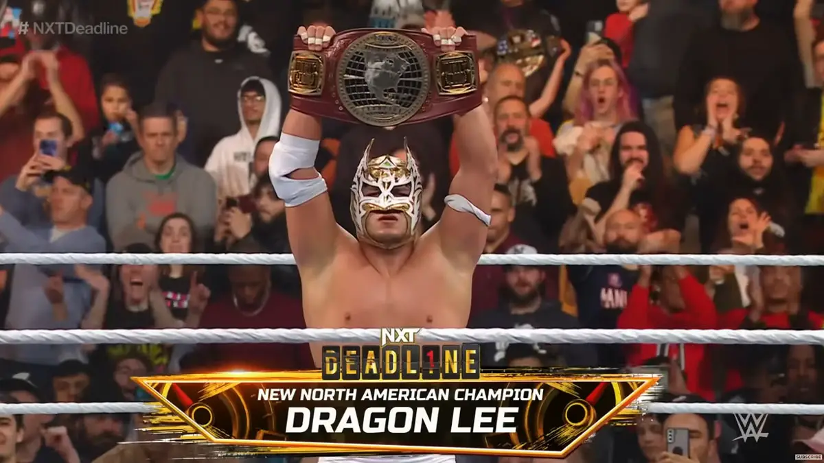 DRAGON LEE WINS NXT NORTH AMERICAN CHAMPIONSHIP