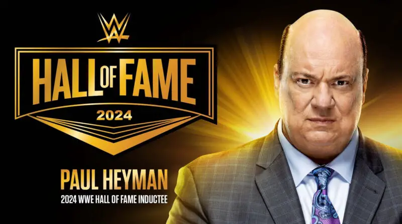 Paul Heyman is a WWE 2024 Hall of Fame Inductee