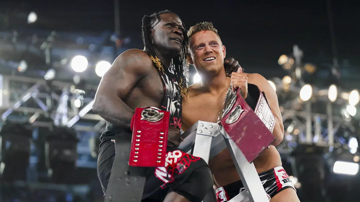 R-TRUTH AND THE MIZ win tag team gold at WrestleMania 40