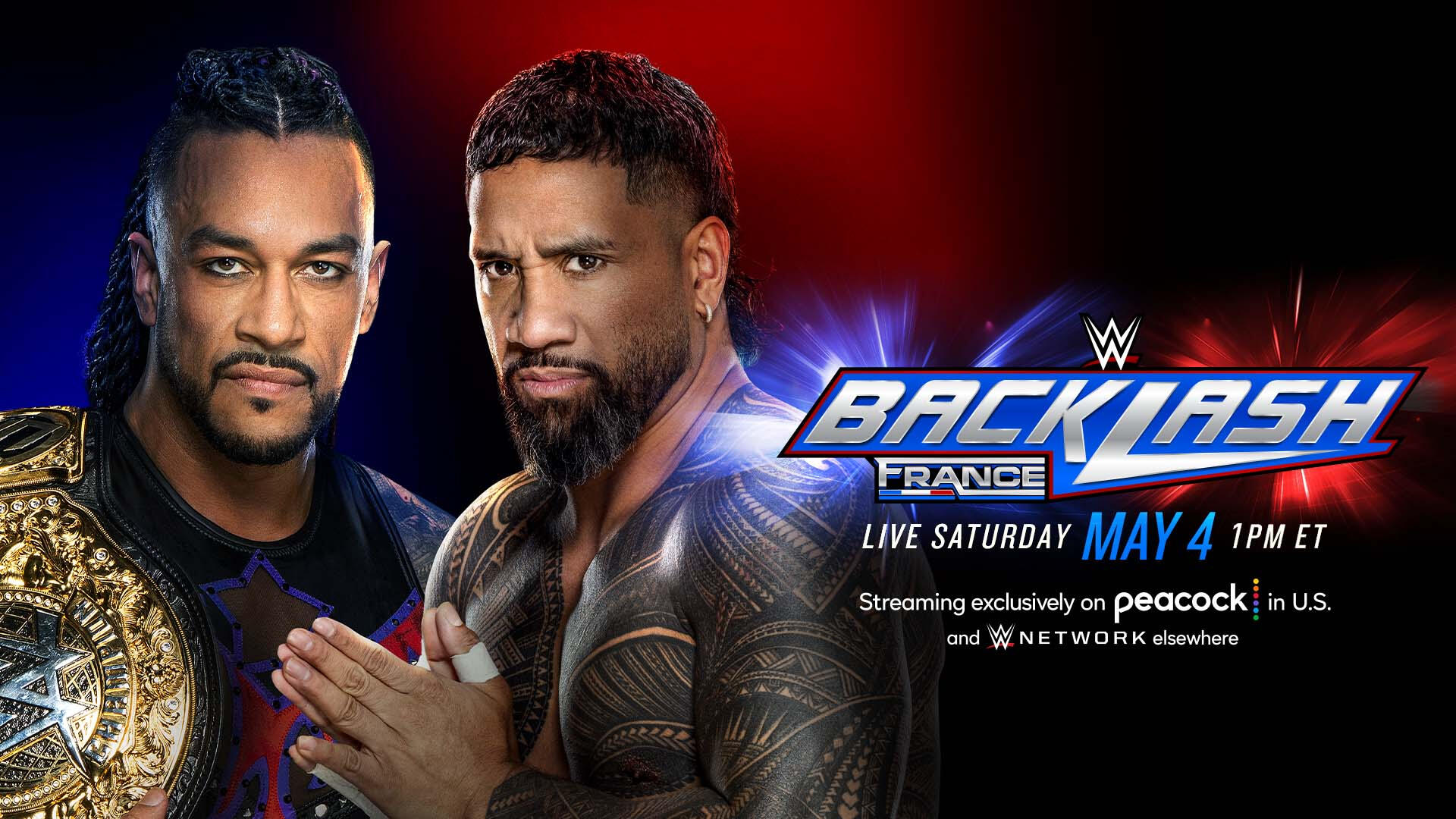 DAMIAN PRIEST VS JEY USO AT BACKLASH