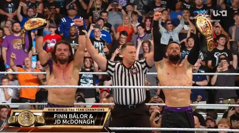 Finn Balor and JD McDonagh are the new World WWE Tag Team Champions