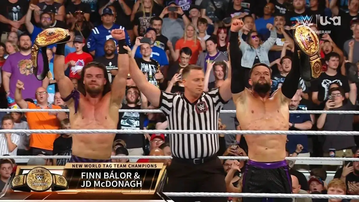 FINN BALOR & JD MCDONAGH are the new WWE World Tag Team Champions