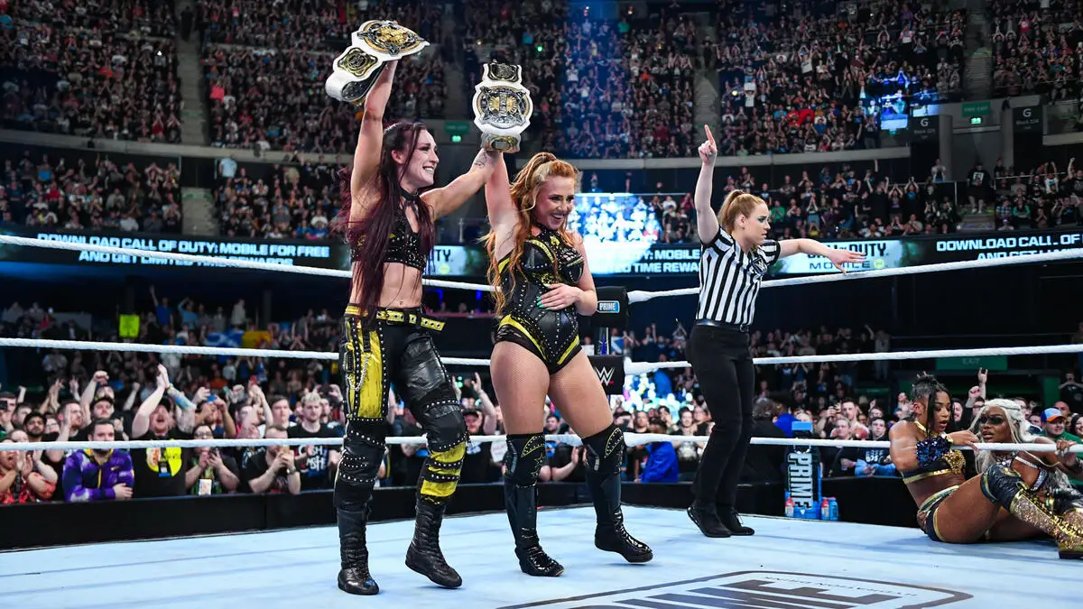 Alba Fyre and Isla Dawn won the WWE Women's Tag  Team titles