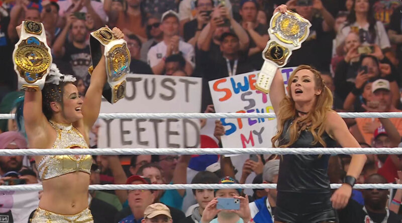 LYRA VALKYRIA & BECKY LYNCH ARE TAG TEAM CHAMPIONS