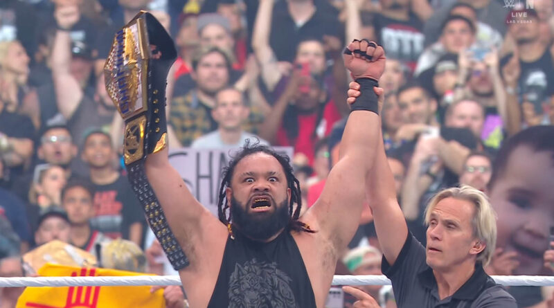 Jacob Fatu defeated LA Knight at WrestleMania 41