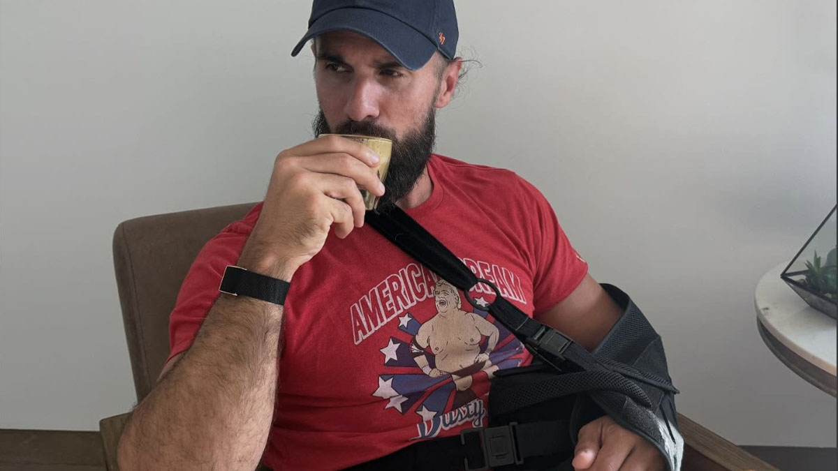 Seth Rollins relinquishes his title due to injury